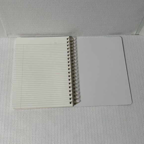 Fringe LEAF Hardcover Spiral Notebook Daily Journal 192 Pages Green Gold Lined - Picture 10 of 16